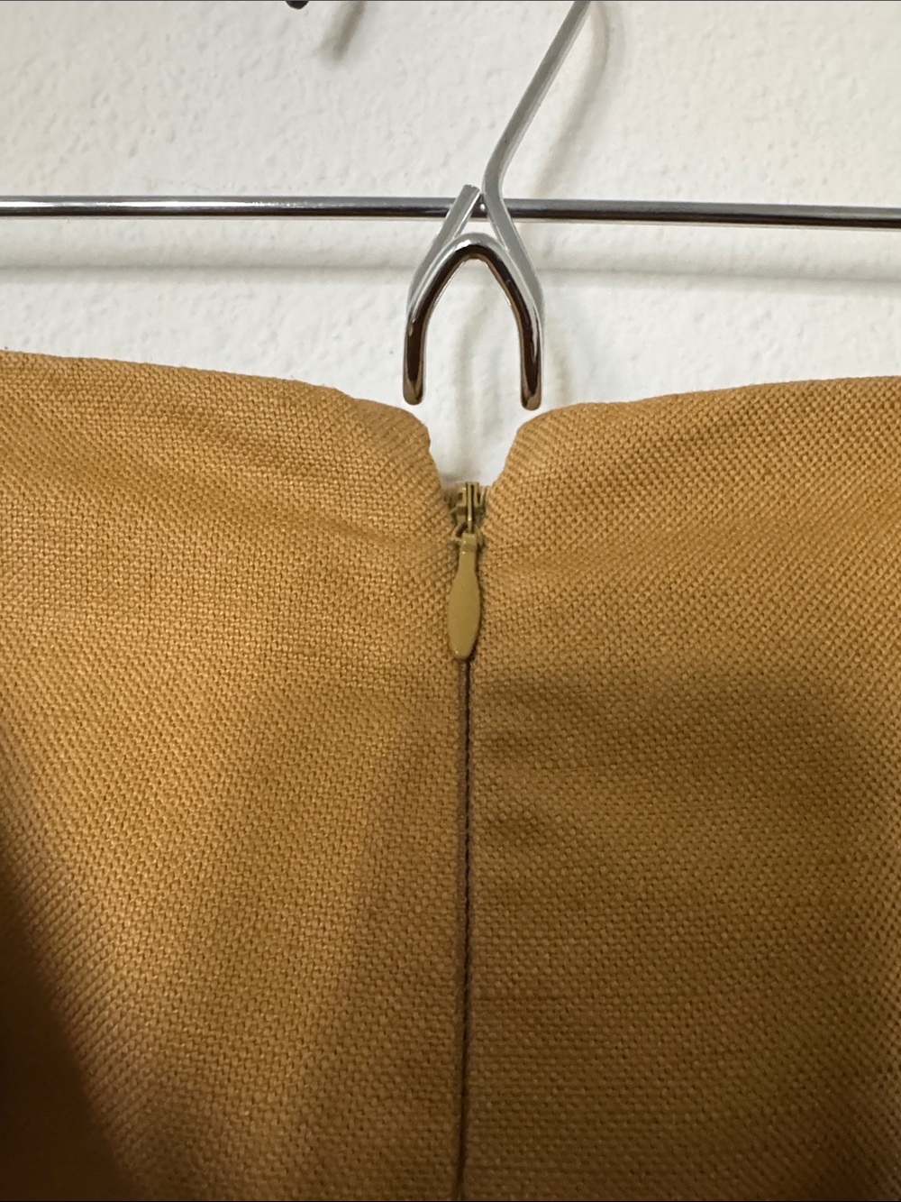 J. Crew Camel Brown Tie-Waist Midi Skirt - Picture 3 of 4